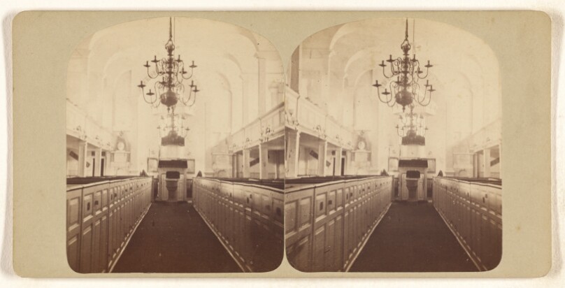 [Interior of Trinity Church, Newport, Rhode Island]