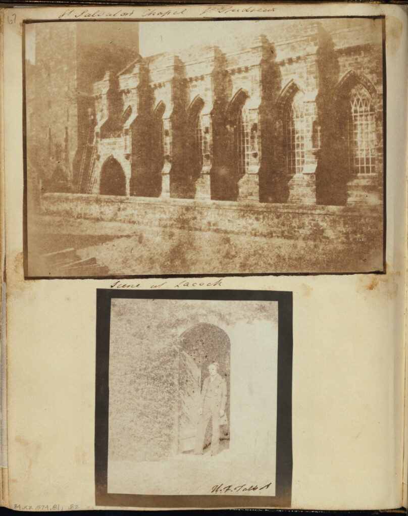 A Man Standing in a Doorway at Lacock Abbey