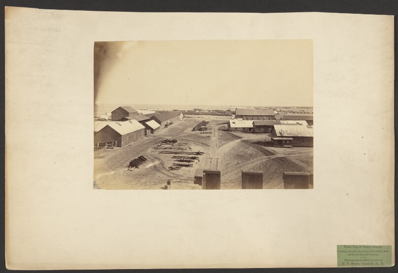 From Top of Signal Station, Looking South, showing all between Hospital and Signal Station