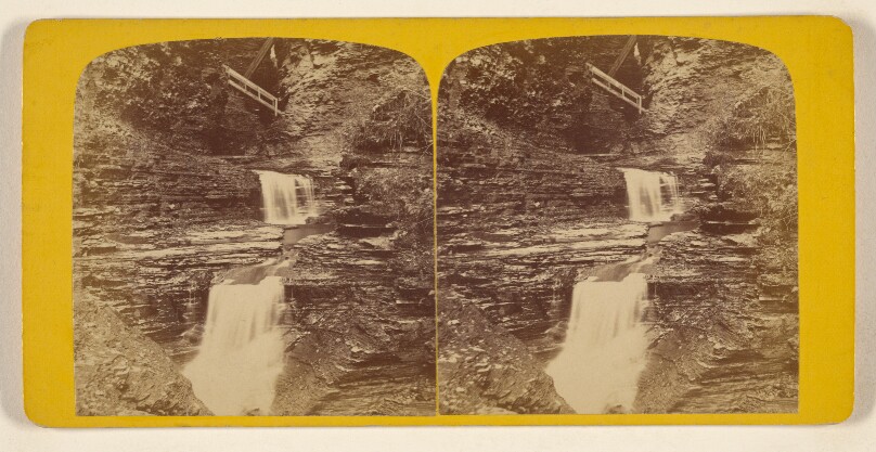 Central View and "Min-ne-ha-ha," Alpha. [Watkins Glen, N.Y.]