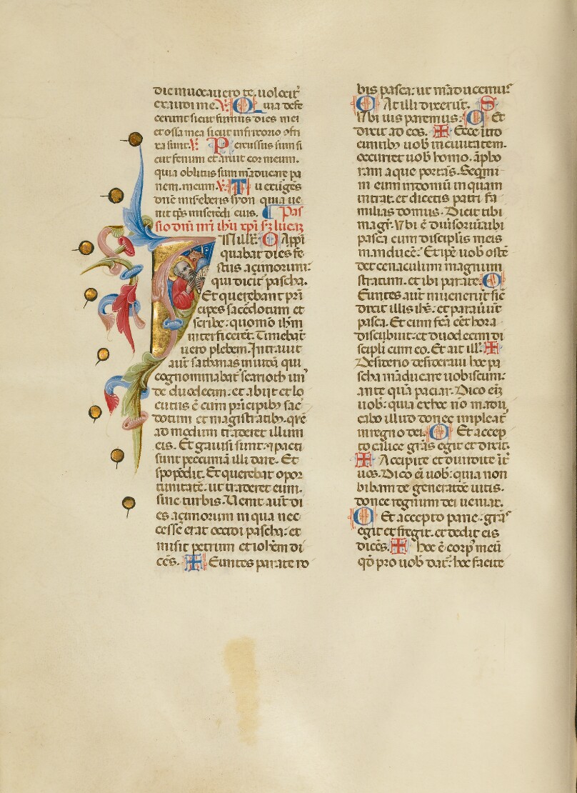 Initial I: Saint Luke