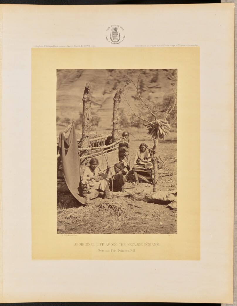 Aboriginal Life among the Navajoe [sic] Indians. Near Old Fort Defiance, N.M.