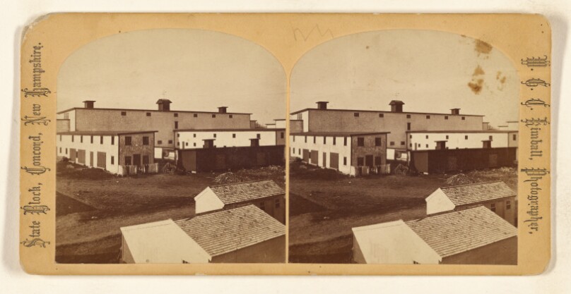 Great Barn, 240 feet long by 45 feet wide. [Shaker Village, Canterbury, New Hampshire]