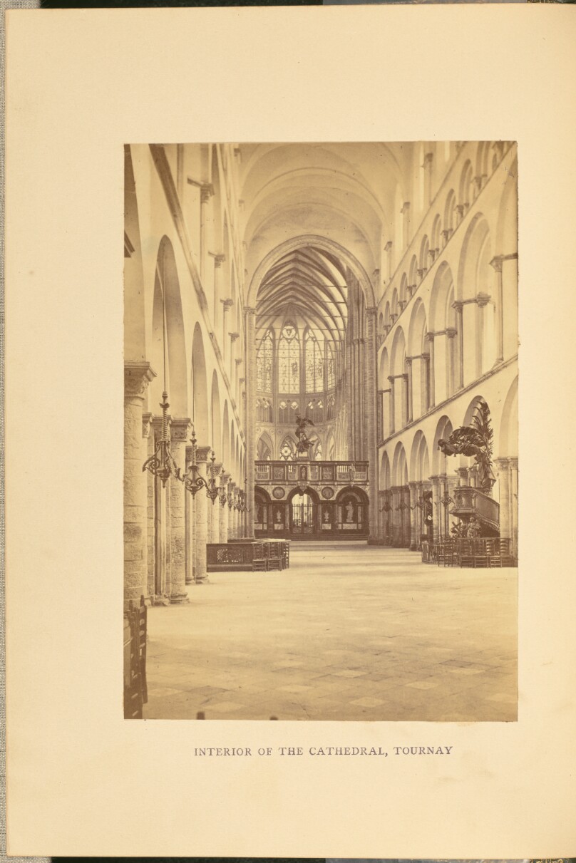 Interior of the Cathedral, Tournay