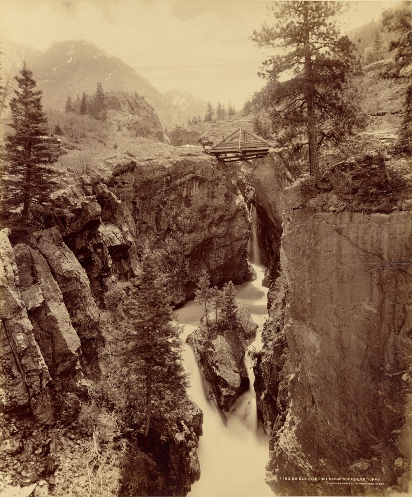 Bridge Over The Uncompagre Near Ouray