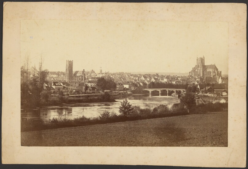 [City of Auxerre from across the river]