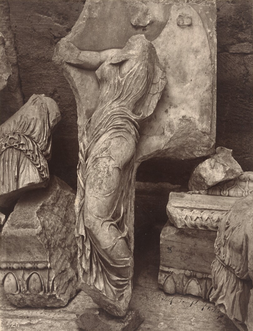 Relief of Nike from the Temple of Athena Nike, Athens
