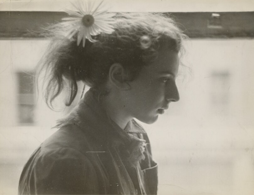 Mary with Daisy in Her Hair