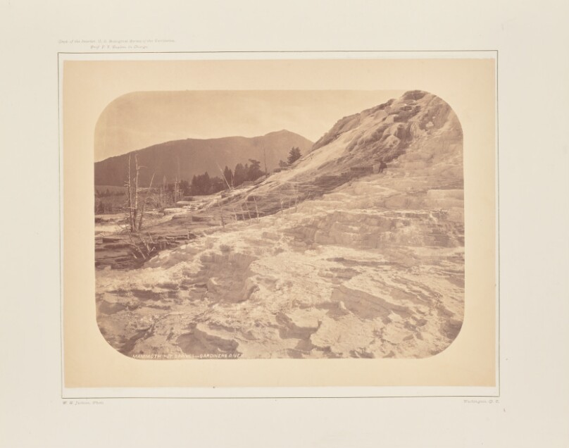 Mammoth Hot Springs on Gardiner's River