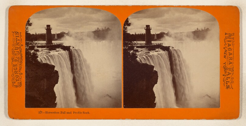 Horseshoe Fall and Profile Rock. [Niagara Falls, New York]
