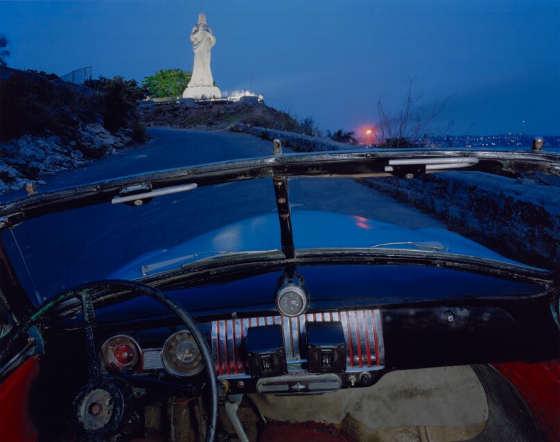 El Cristo de Casablanca, Looking West from Ricardo Moya Silveira's 1951 Chevrolet, Havana