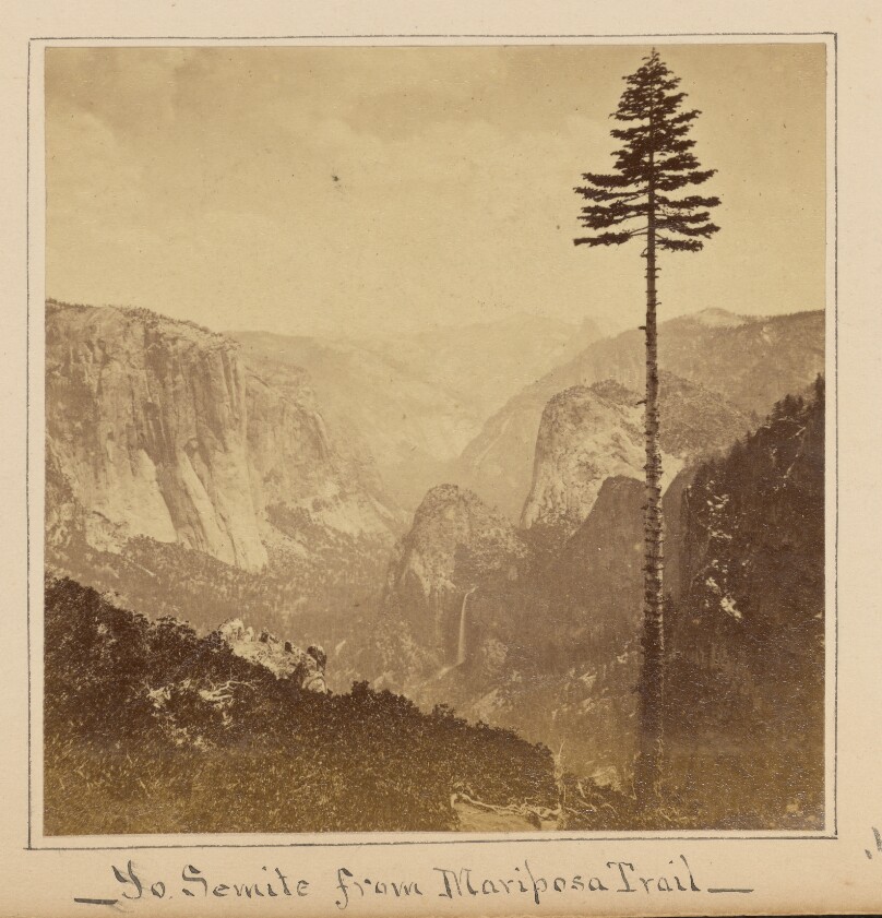 The Yosemite Valley from “Best General View,” Mariposa Trail.