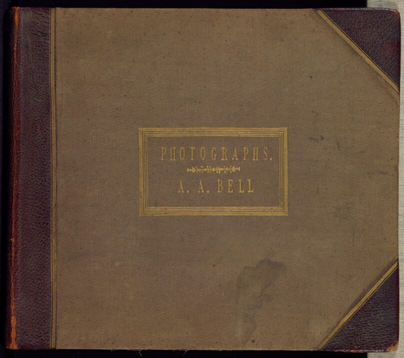 Photographs. A.A. Bell. (cover title) [Presentation album, mostly portraits and views at St. Andrews, Scotland]