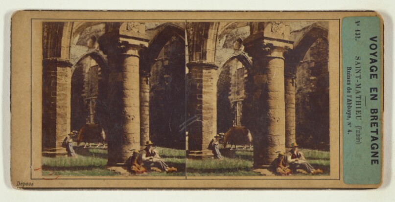 Voyage de Bretagne. Saint-Mathieu (Finistere) Ruines de l'Abbaye, No. 4.