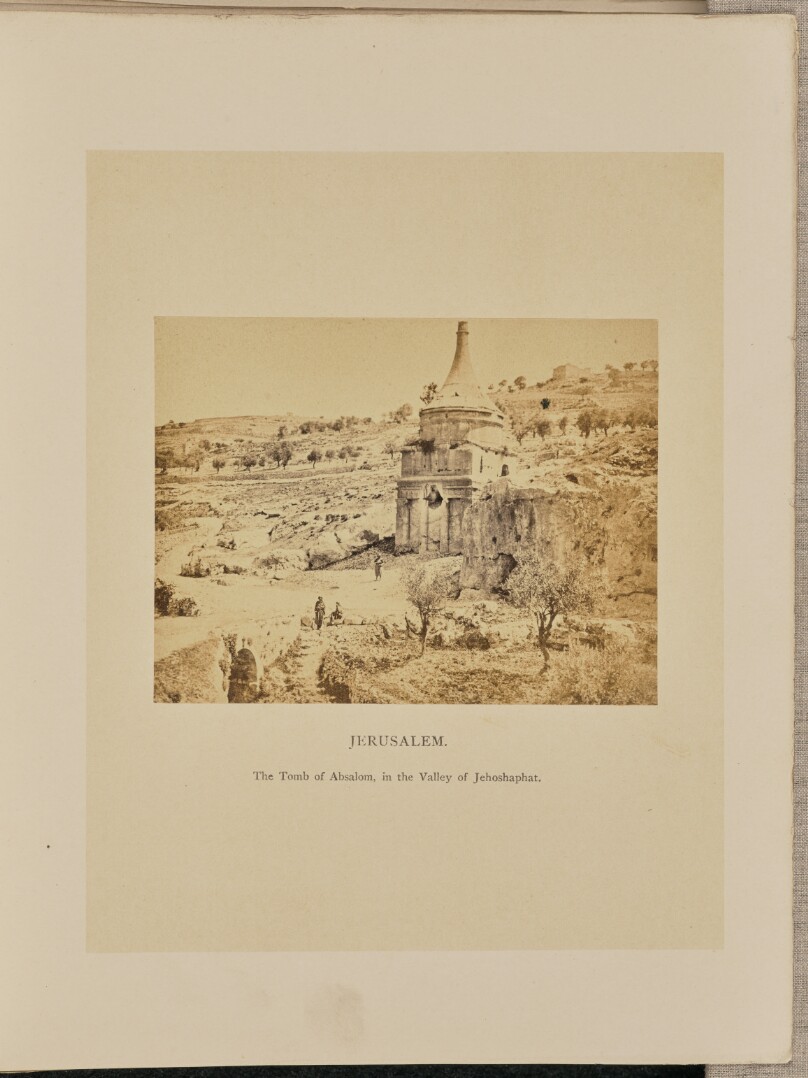 Jerusalem, The Tomb of Absalom, in the Valley of Jehoshaphat