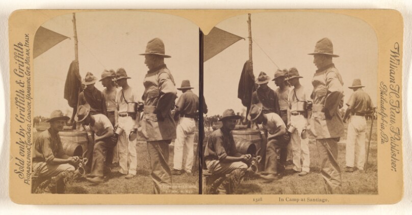 In Camp at Santiago.