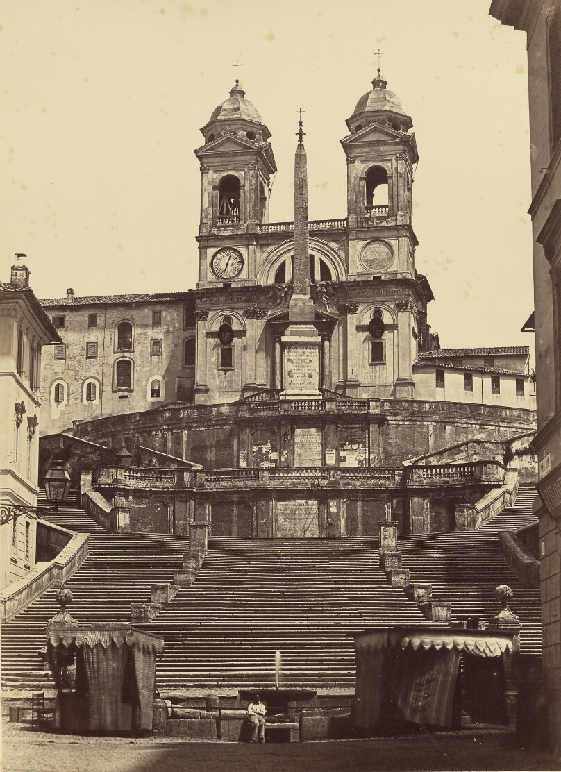 [Spanish Steps and Church of Trinita dei Monti - Rome]