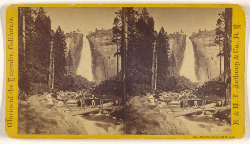 Nevada Falls, 700 ft. high. [Yosemite]