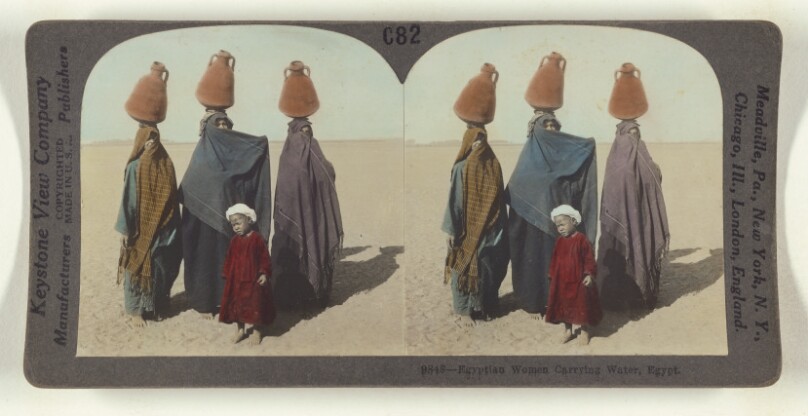 Egyptian Women Carrying Water, Egypt.