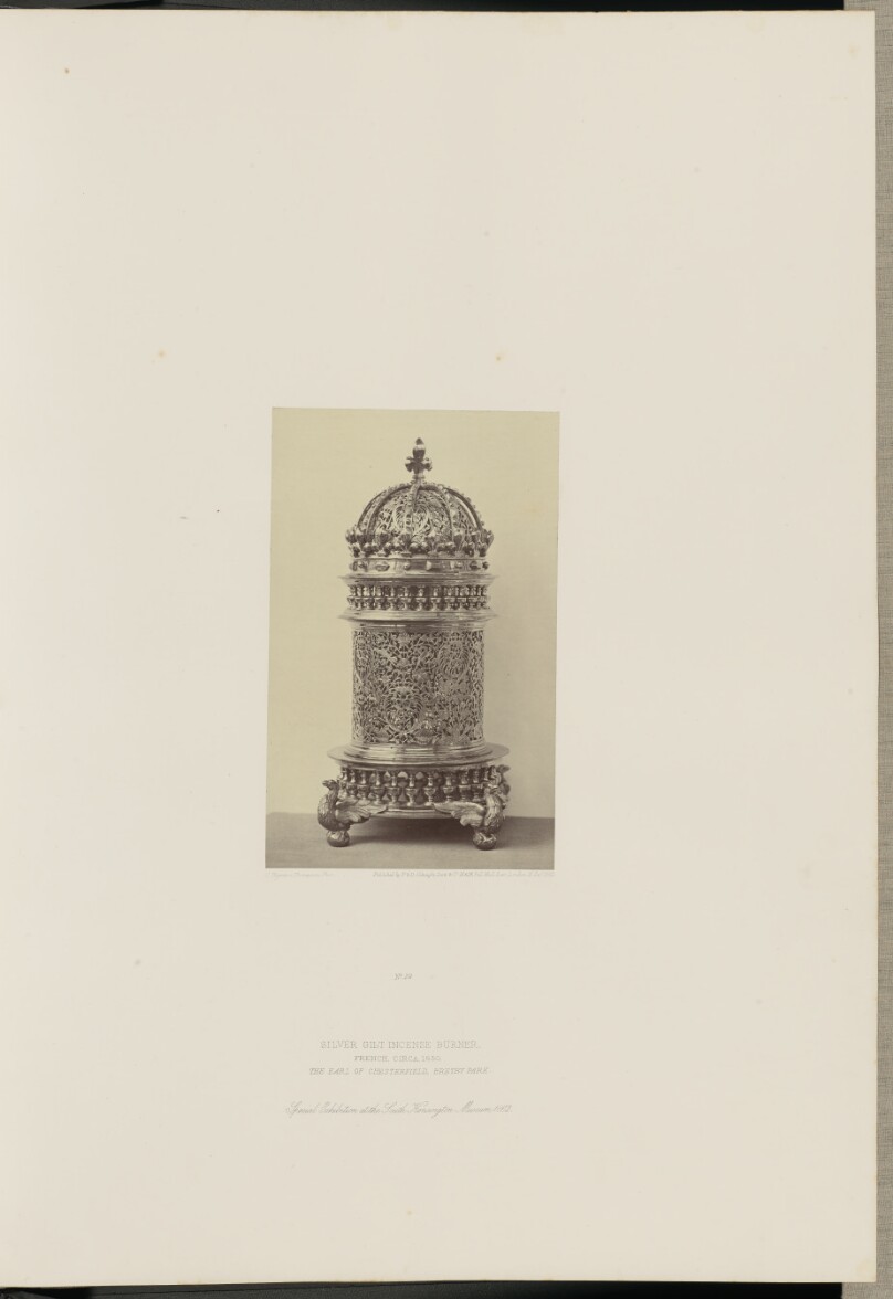 Silver Gilt Incense Burner