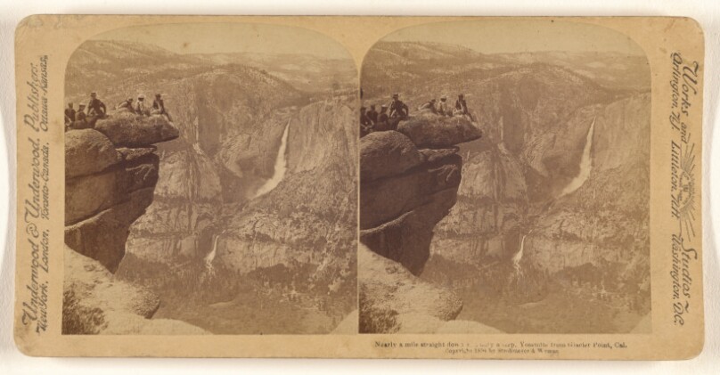 Nearly a Mile Straight Down and only a Step, Glacier Point, Yosemite, California, U.S.A.