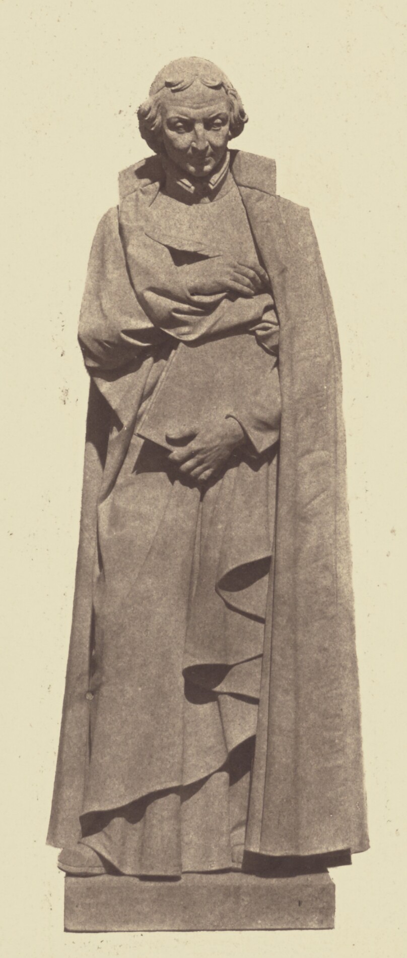 ["Bourdaloue", Statue by Louis Desprez, Decoration of the Louvre, Paris]
