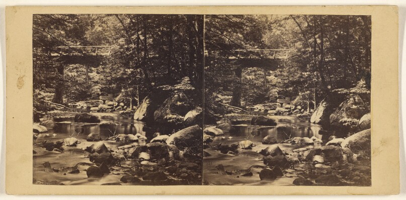 View from Indian Fall, Looking Down the Stream.