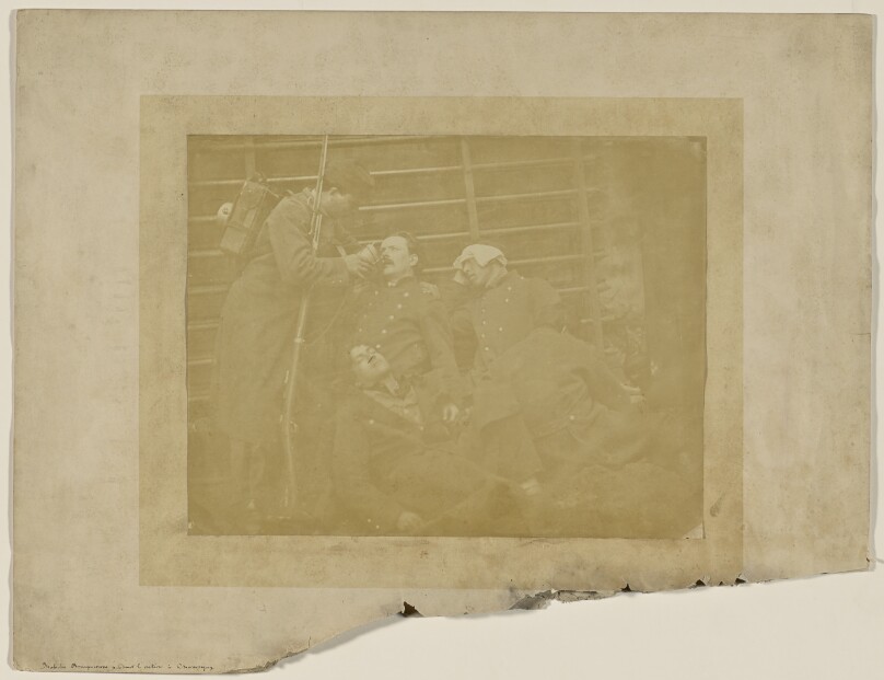 [Mobile Burgundians during the action at Champigny]