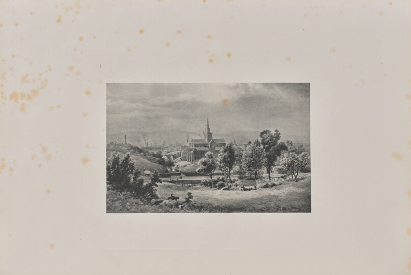 View from Garngad Hill, with Cathedral, &c.