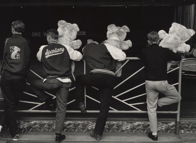 [Four Young Men at the Seattle World's Fair]