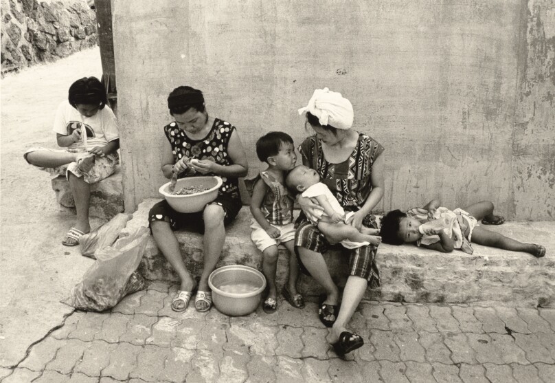 [Two Women and Four Children]