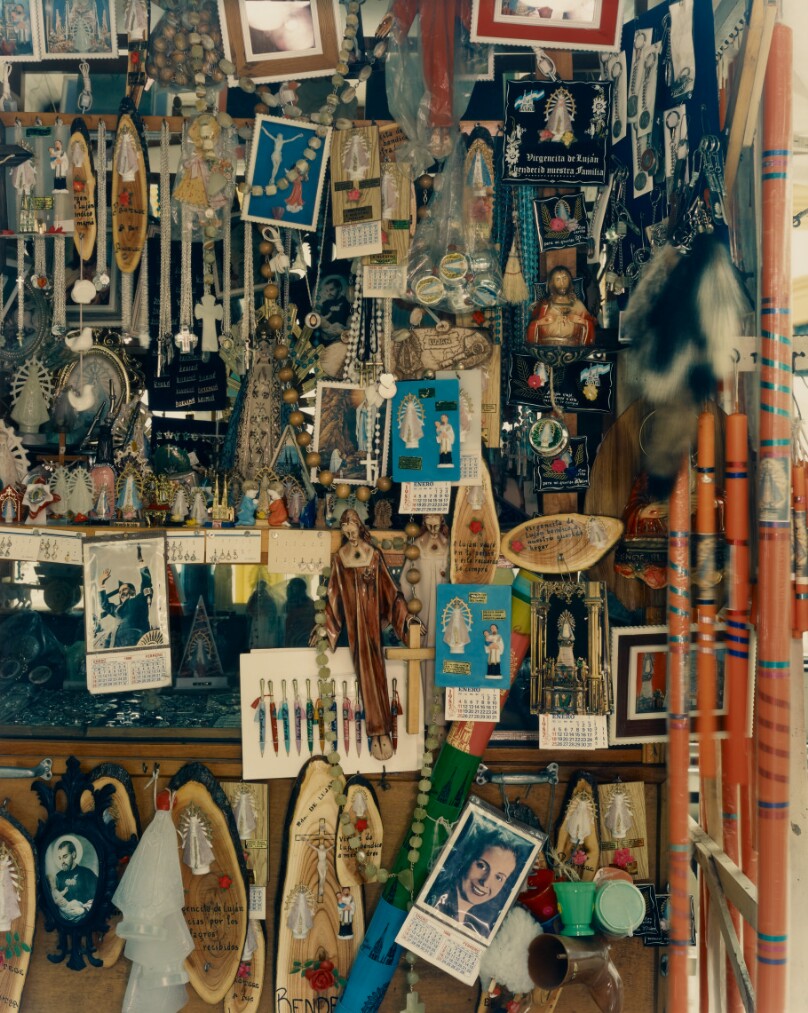 Cart Selling Religious Articles, Lojan, Buenos Aires