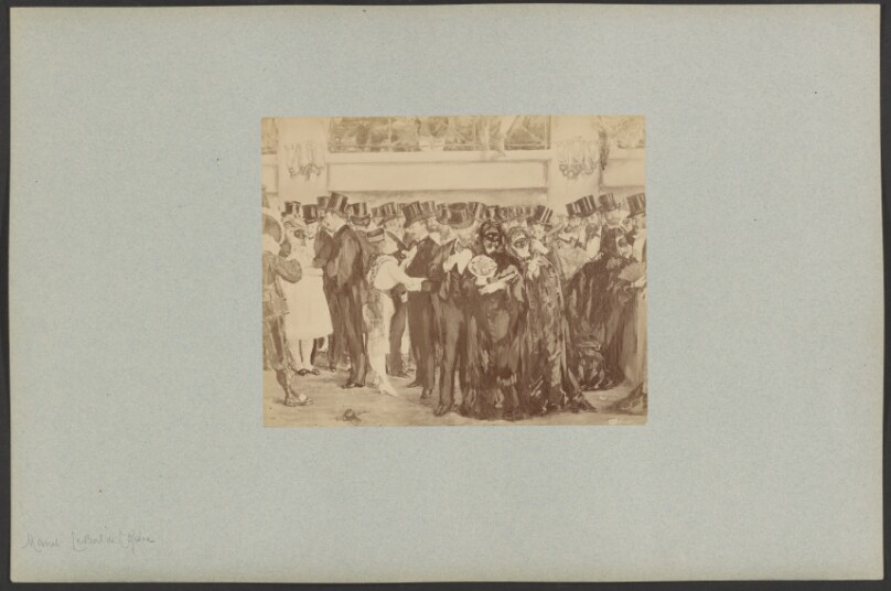 "Le Bal de l'Opera" par Manet
