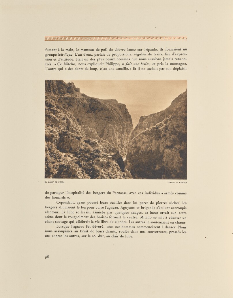 Massif de l'Œta. Gorges de l'Asopos