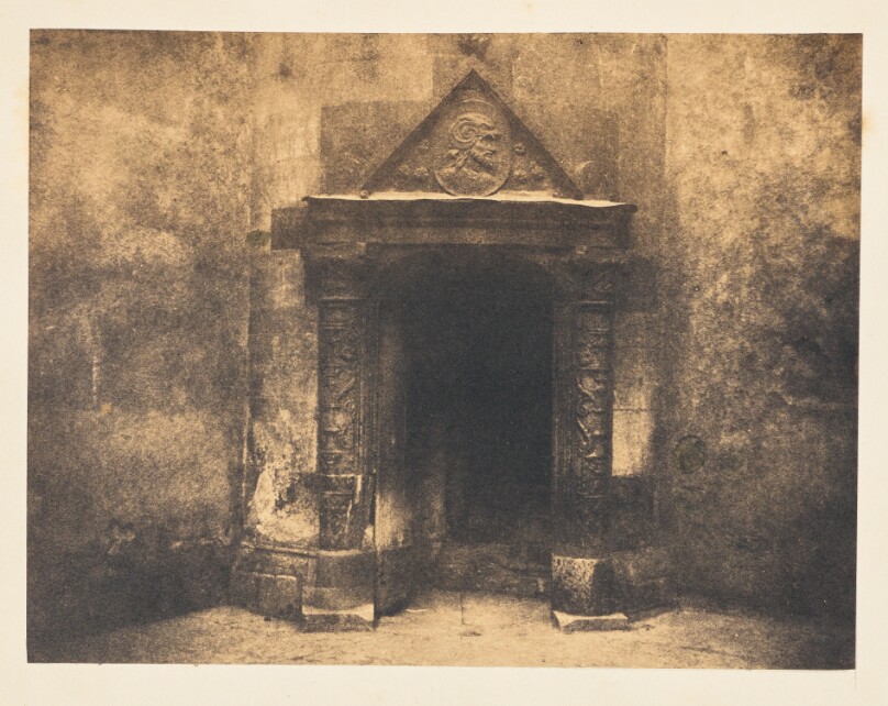 [Portal of private house, probably Laon]