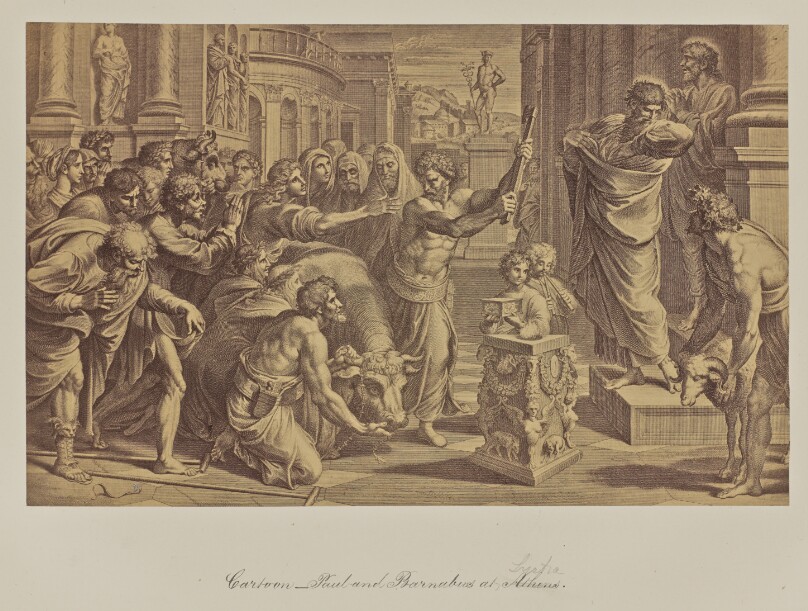 Cartoon - Paul and Barnabus at Athens.