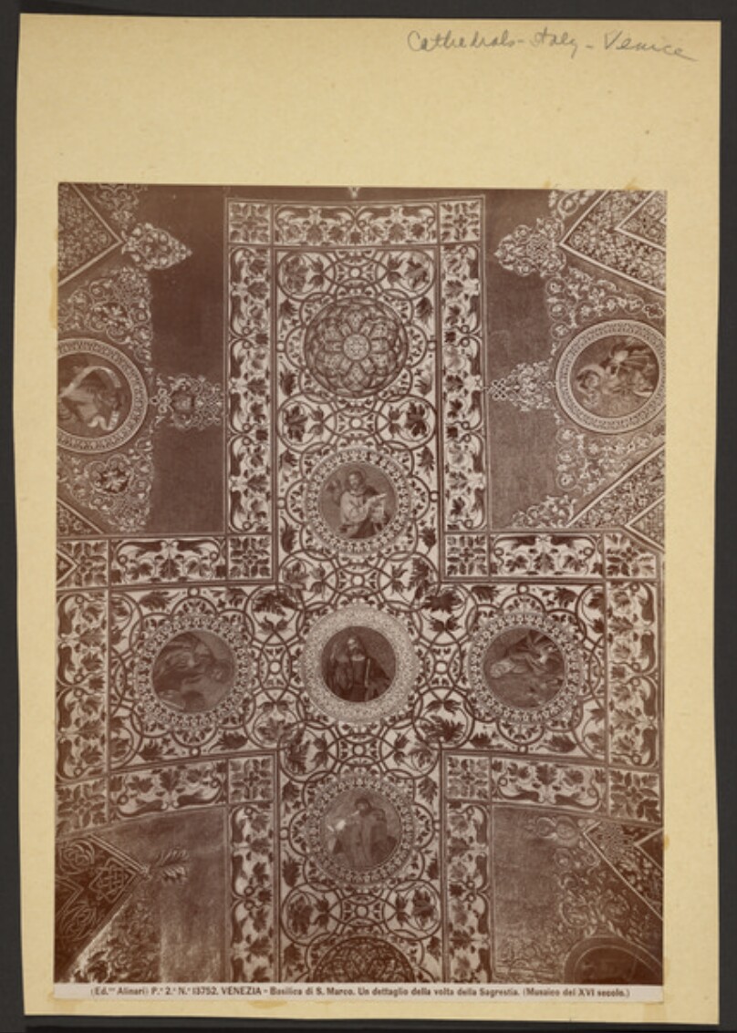 Ceiling detail, St. Mark's Basilica, Venice