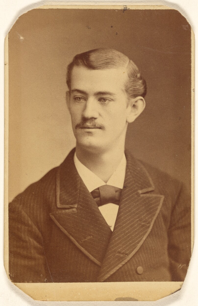[Unidentified man with moustache]
