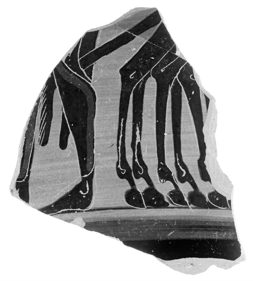 Attic Black-Figure Panel Amphora Fragment