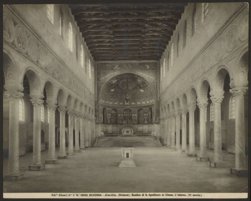 Interior, Basilica of San Apollinare in Classe, Ravenna