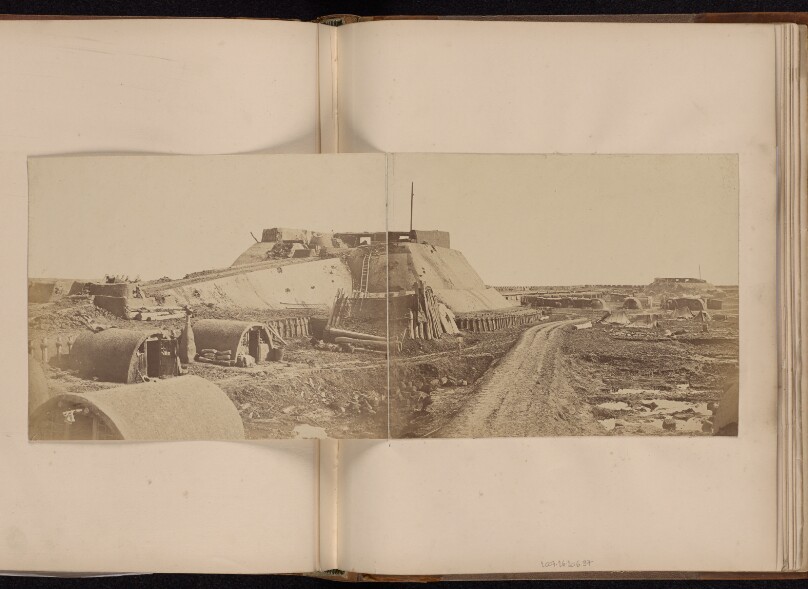 [Interior of the Angle of Taku North Fort]