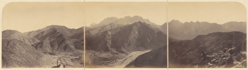 Jebel Serbal from Jebel Tahuneh