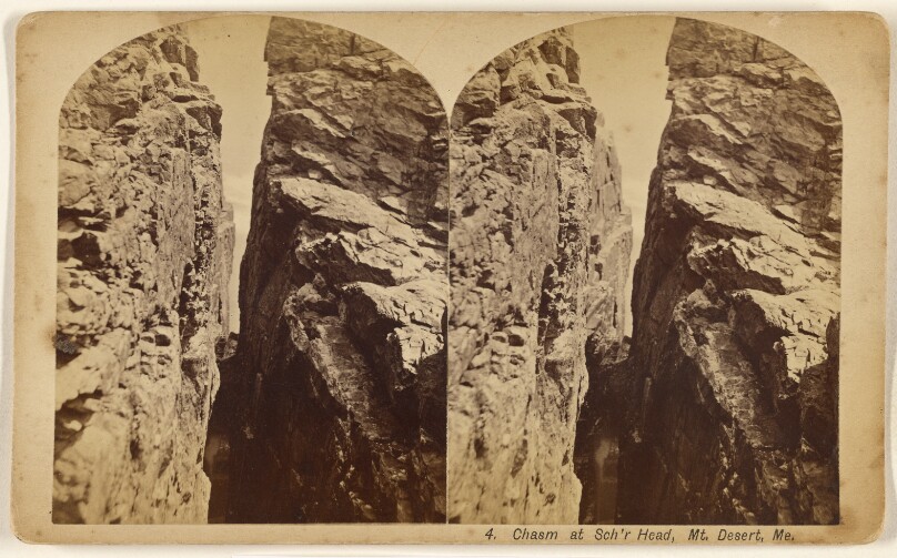 Chasm at Sch'r Head, Mt. Desert, Me.