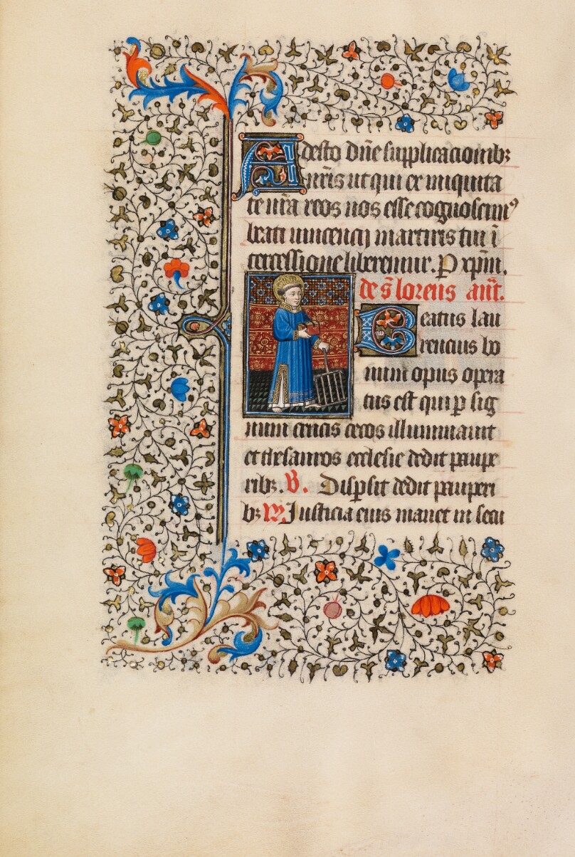 Saint Lawrence with a Gridiron