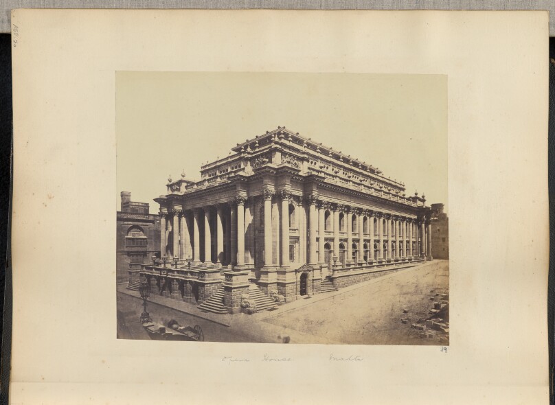 [View of the Royal Opera House, Malta]