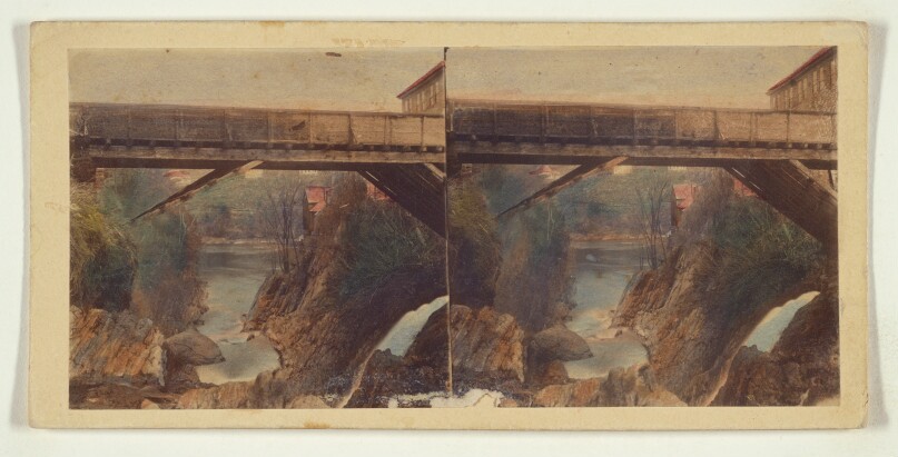 Hills and Dales of New England. At Springfield, Vermont. The Gulf, From the Head of the Main Fall.