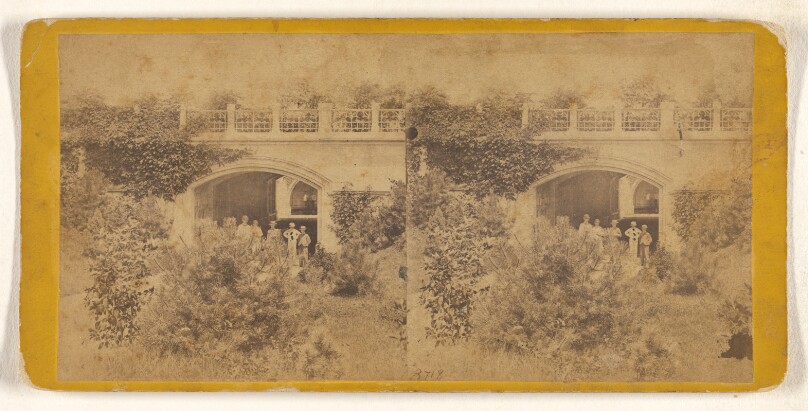 Central Park, (New York.) The Marble Bridge at the Entrance to the Mall.