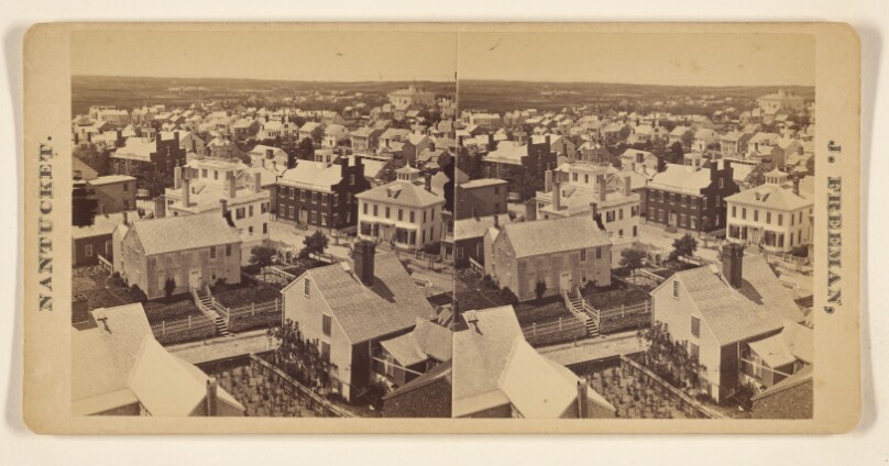[Nantucket, Massachusetts. Taken from Unitarian Church tower looking North West]