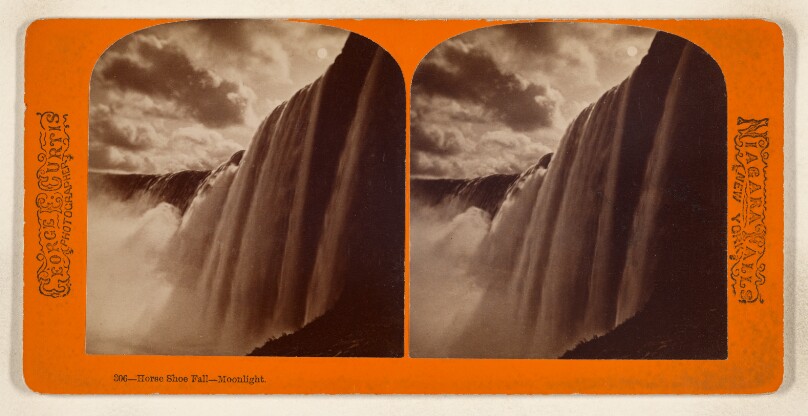 Horse Shoe Fall - Moonlight. [Niagara Falls, New York]