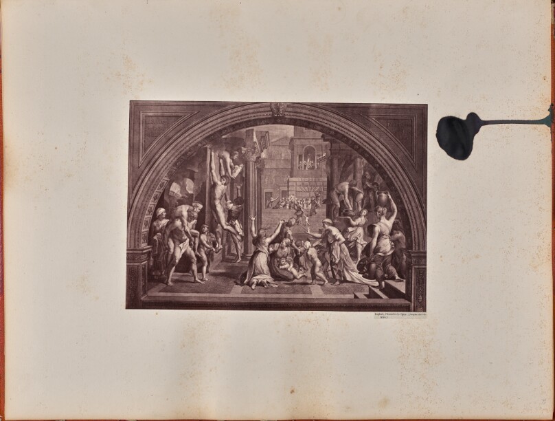 Raphaël, l'Incendie du Borgo (fresque du Vatican)